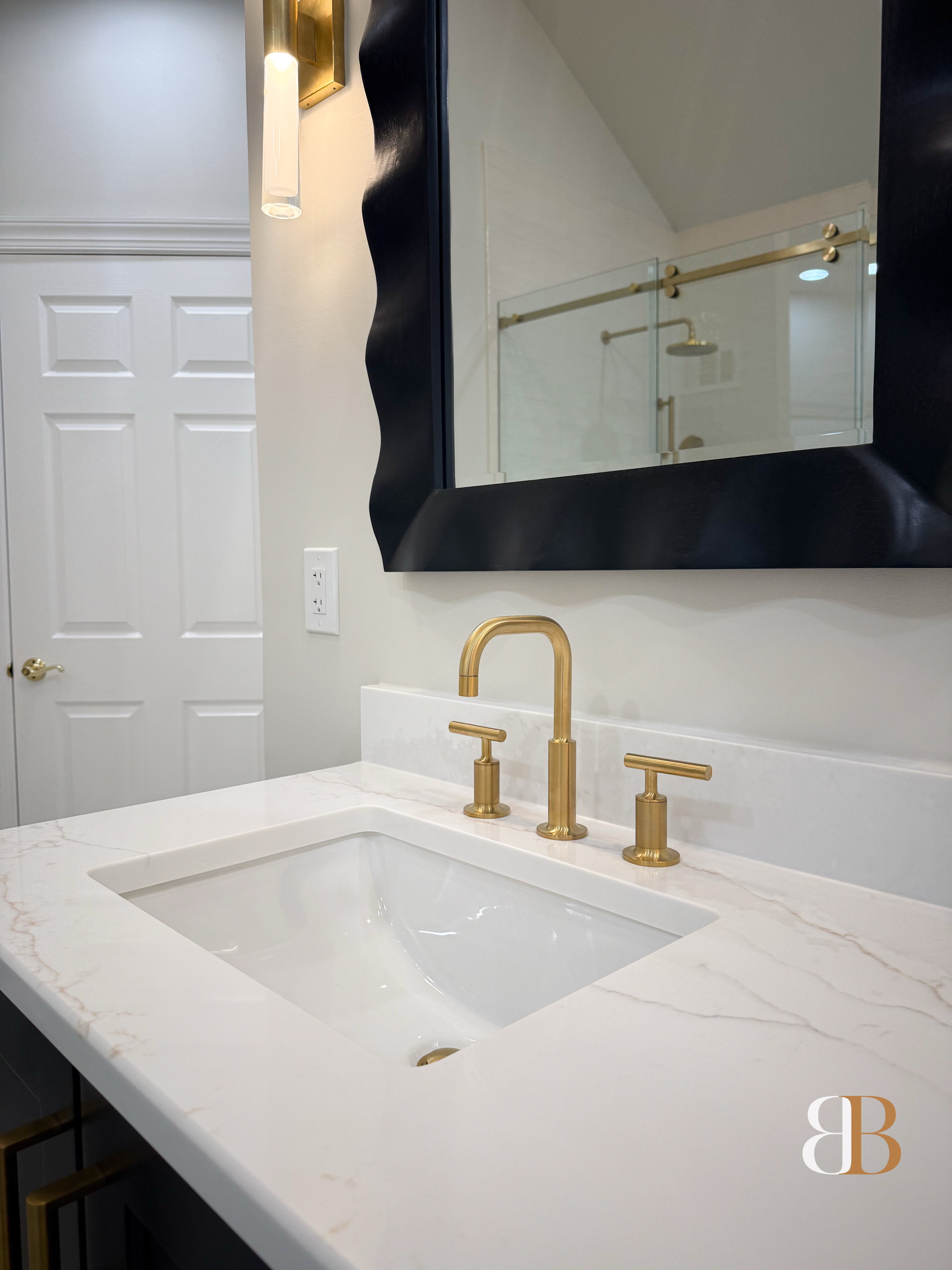 Contemporary bathroom remodel in Yardley by B&B Associates Creations — photo 7